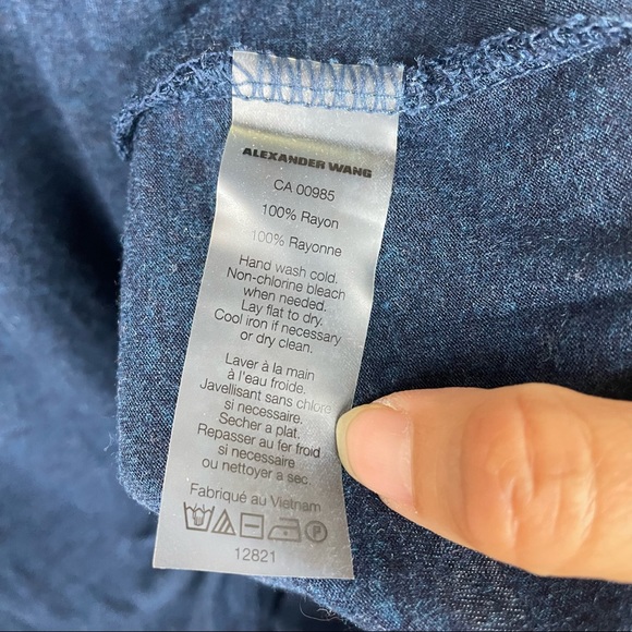 T by Alexander Wang classic pocketed tank top XS oversized - Picture 6 of 6